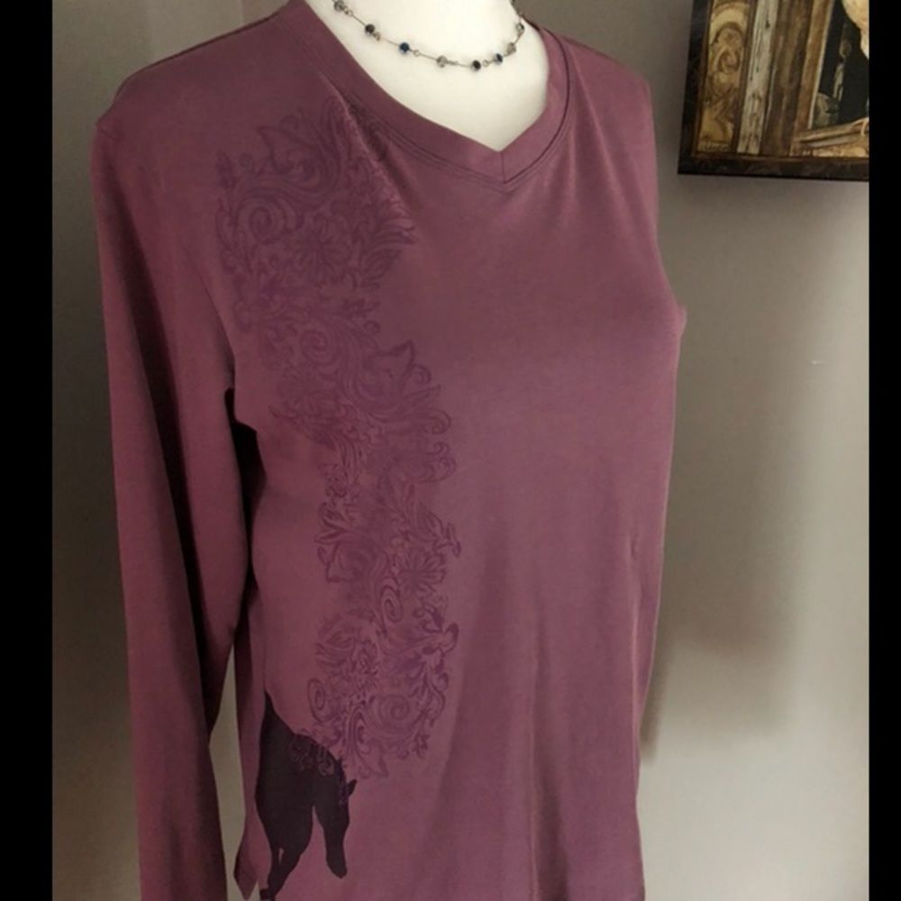 Horse long sleeve tee